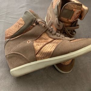 Michael Kors Shoes - Michael Kors high top, small heel sneaker Michael Kors Shoes - Michael Kors high top, small heel sneaker